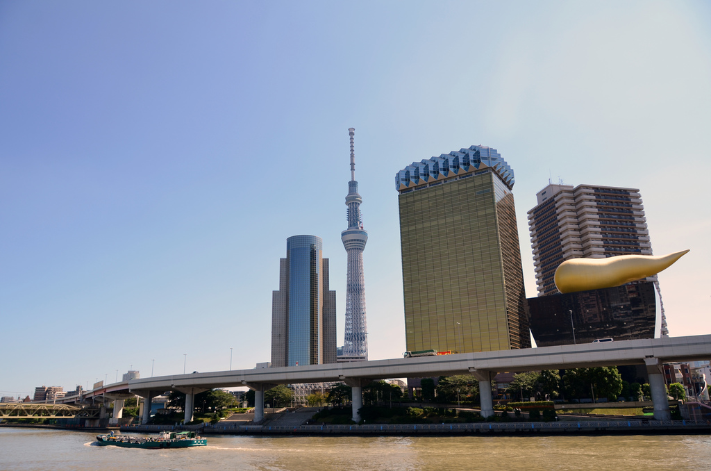 Skytree and Asahi Brewery