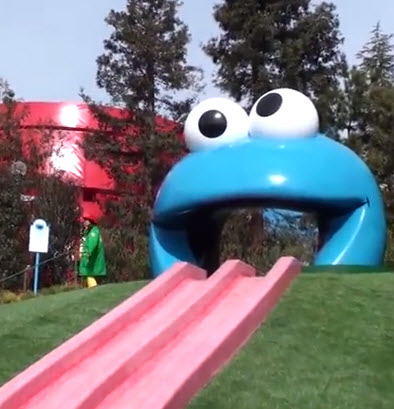 Cookie Monster Slide Universal Studios Japan