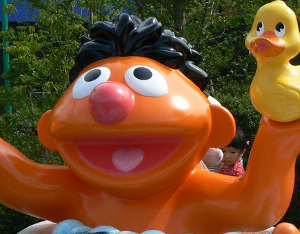 Ernie's Rubber Ducky Race Universal Studios Japan
