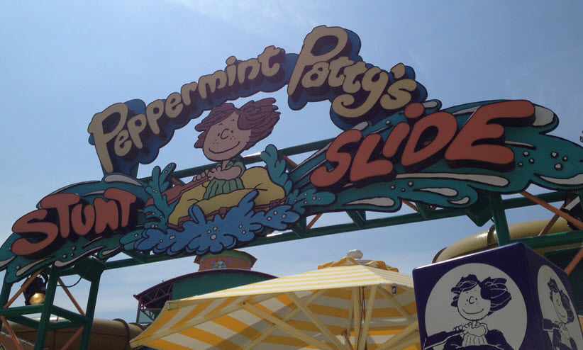 Peppermint Pattys Stunt Slide Universal Studios Japan