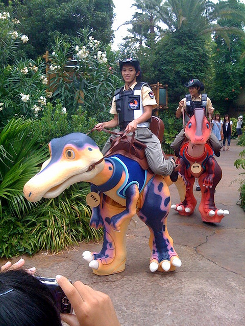 Jurassic Park Ride Cool Dinosaurs