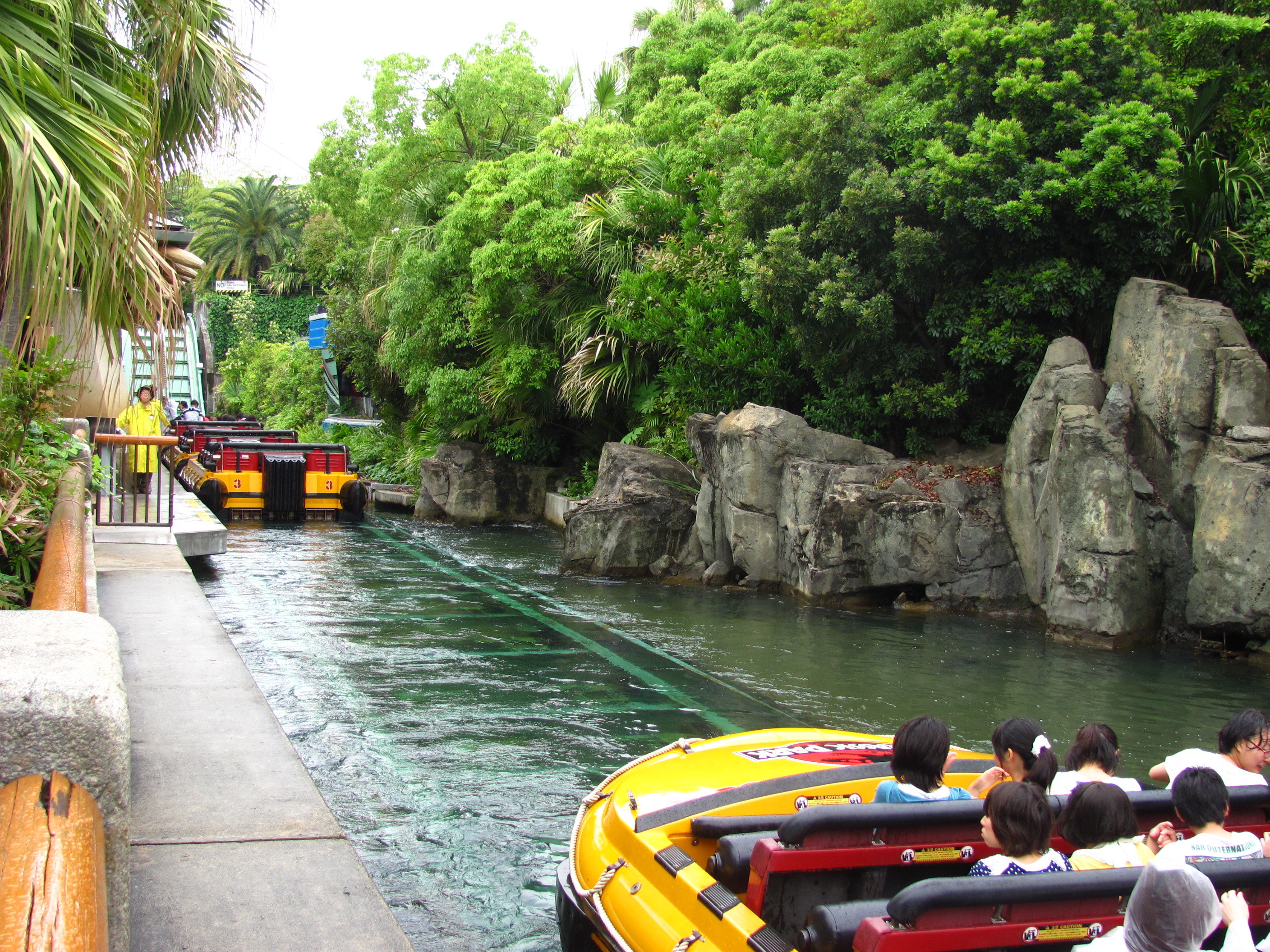Jurassic Park Ride at Universal Studios Japan Boat