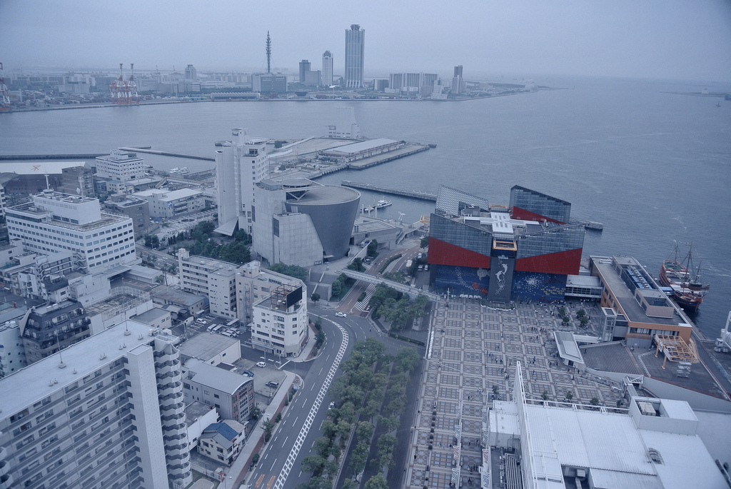 View from the Tempozan ferris wheel