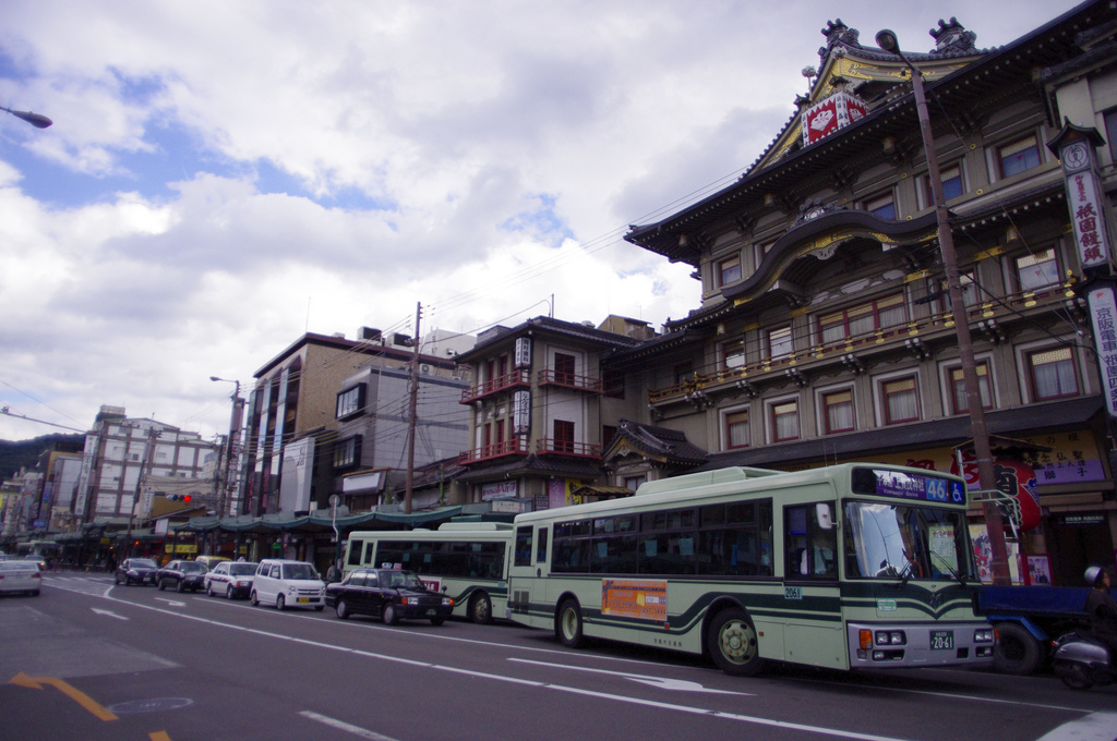 Kyoto , Green Bus