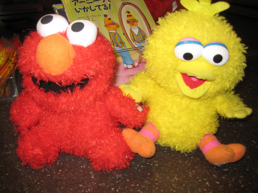Elmo and Little Bird USJ