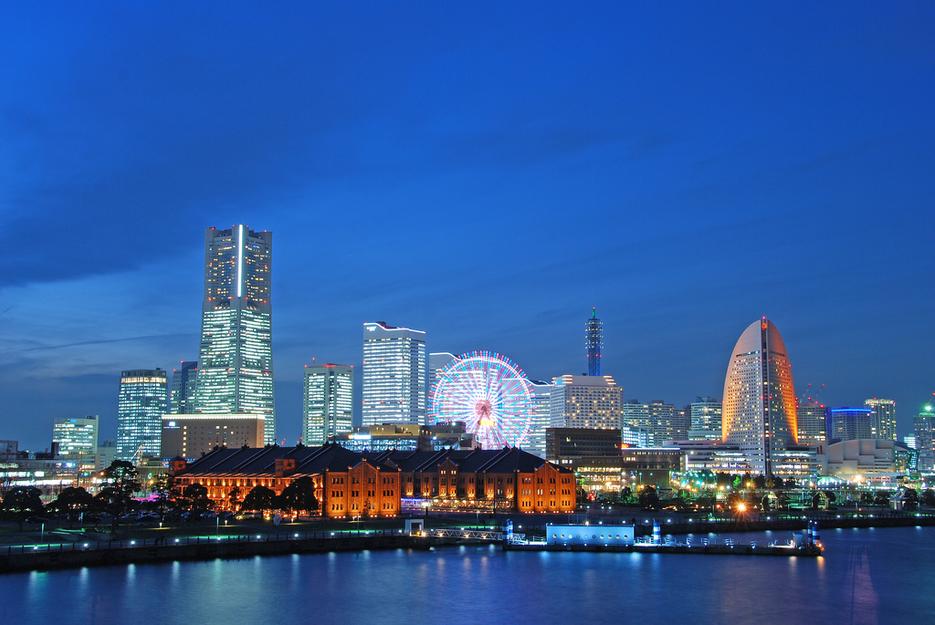 Yokohama at dusk