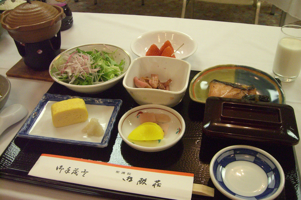 Traditional Japanese breakfast