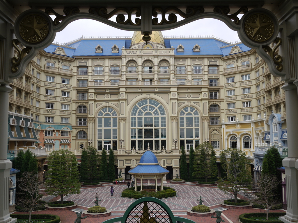 Tokyo Disneyland Hotel, seen from Tokyo Disneyland Station