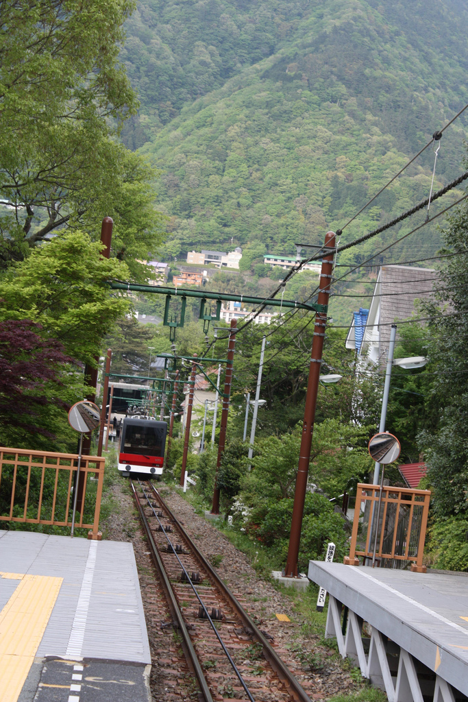 Cable car in Hakone