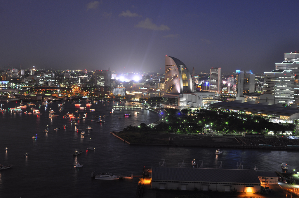 Yokohama at night