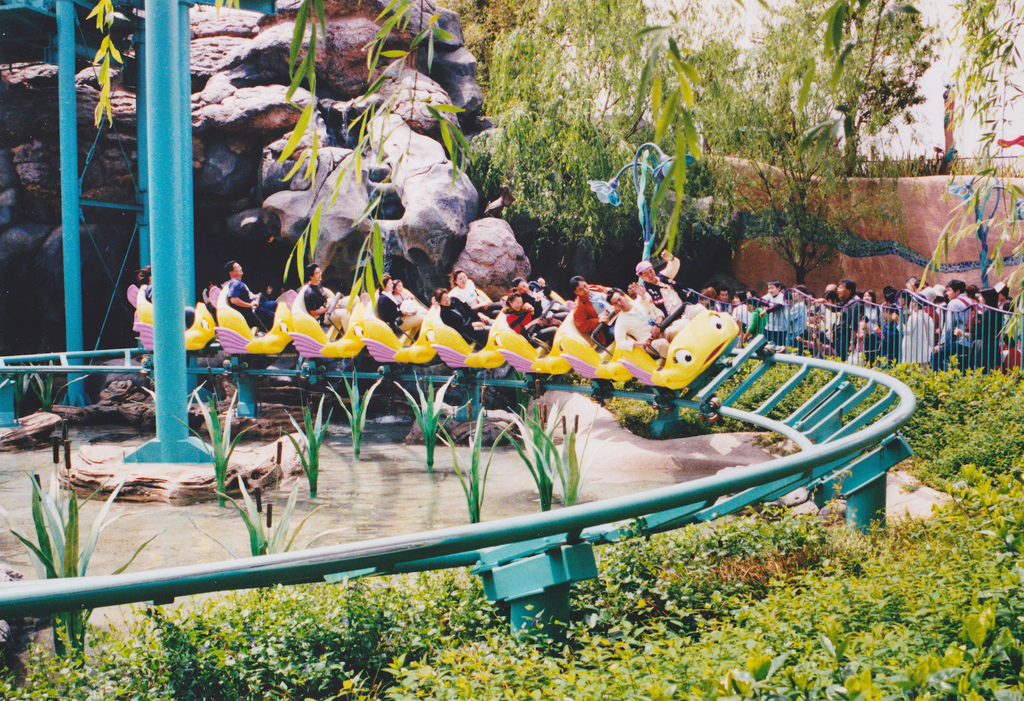 Flounder's Flying Fish Coaster at Tokyo DisneySea