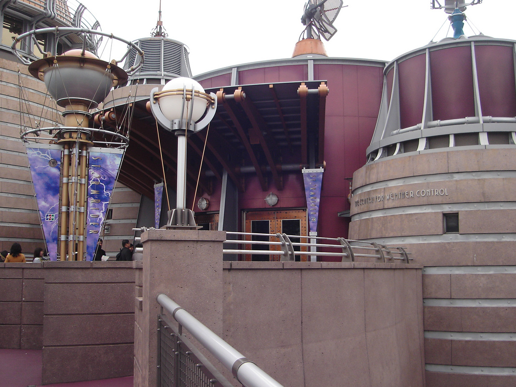 Outside StormRider at DisneySea