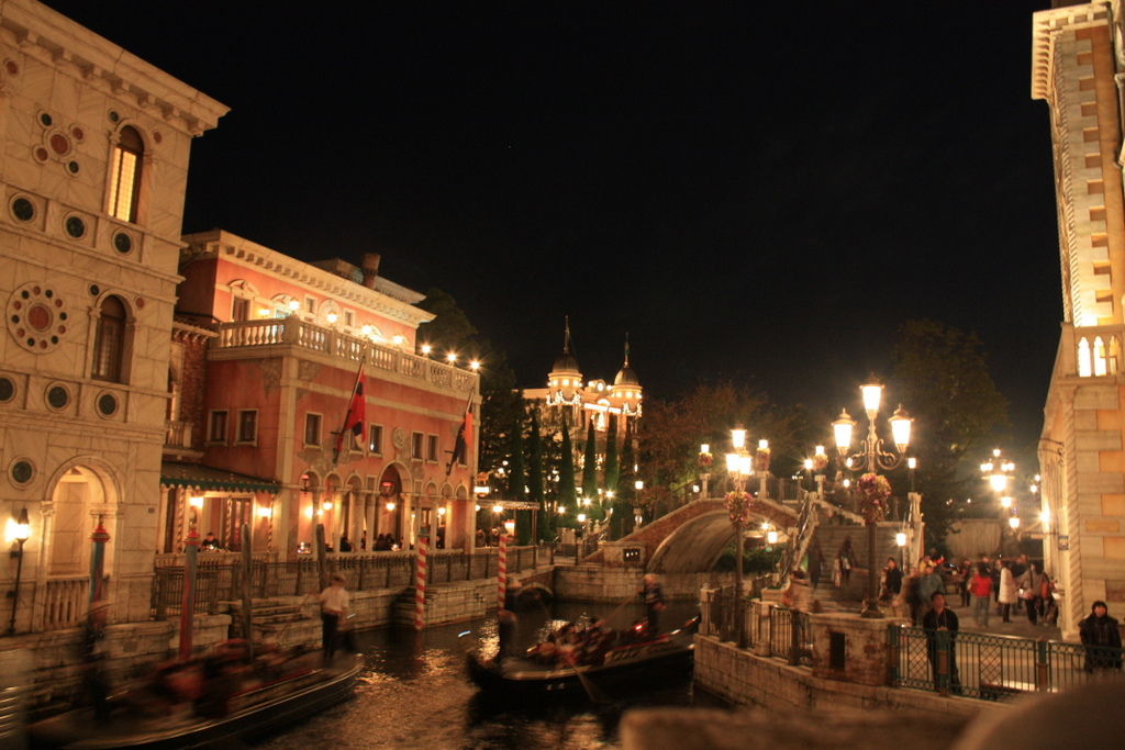 Venetian Gondolas, Mediterranean Harbor, Tokyo DisneySea