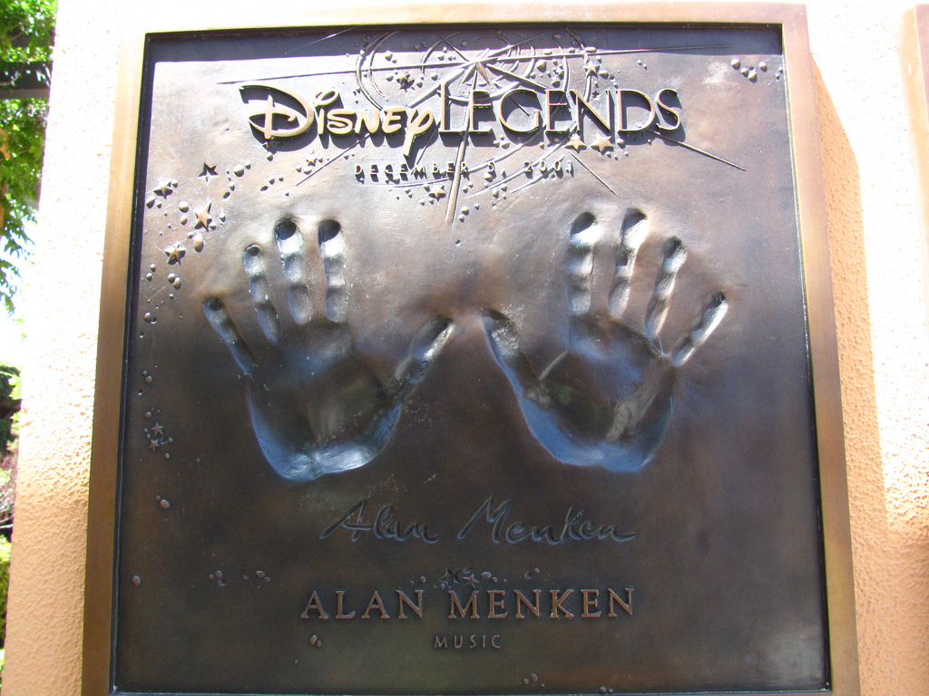Alan Menken Disney Legend at the Disney Legends Plaza