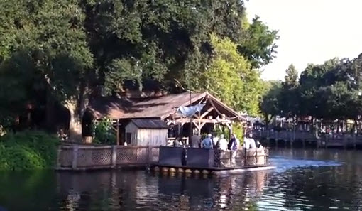 Tom Sawyer Raft Disneyland