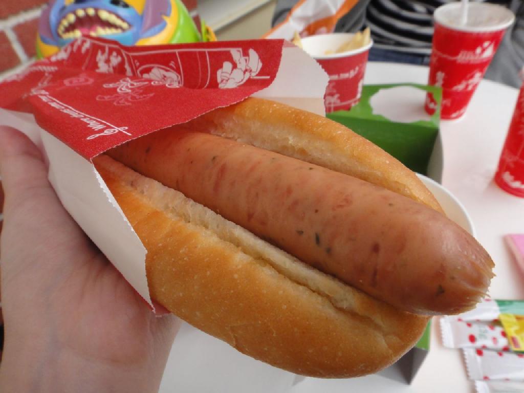 Tokyo Disney land hotdog