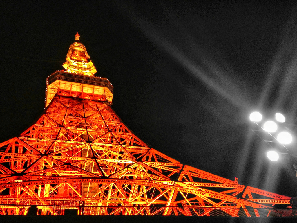 Tokyo Tower at night