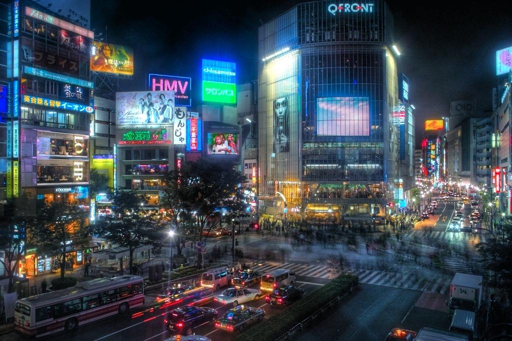 Shibuya Tokyo at night