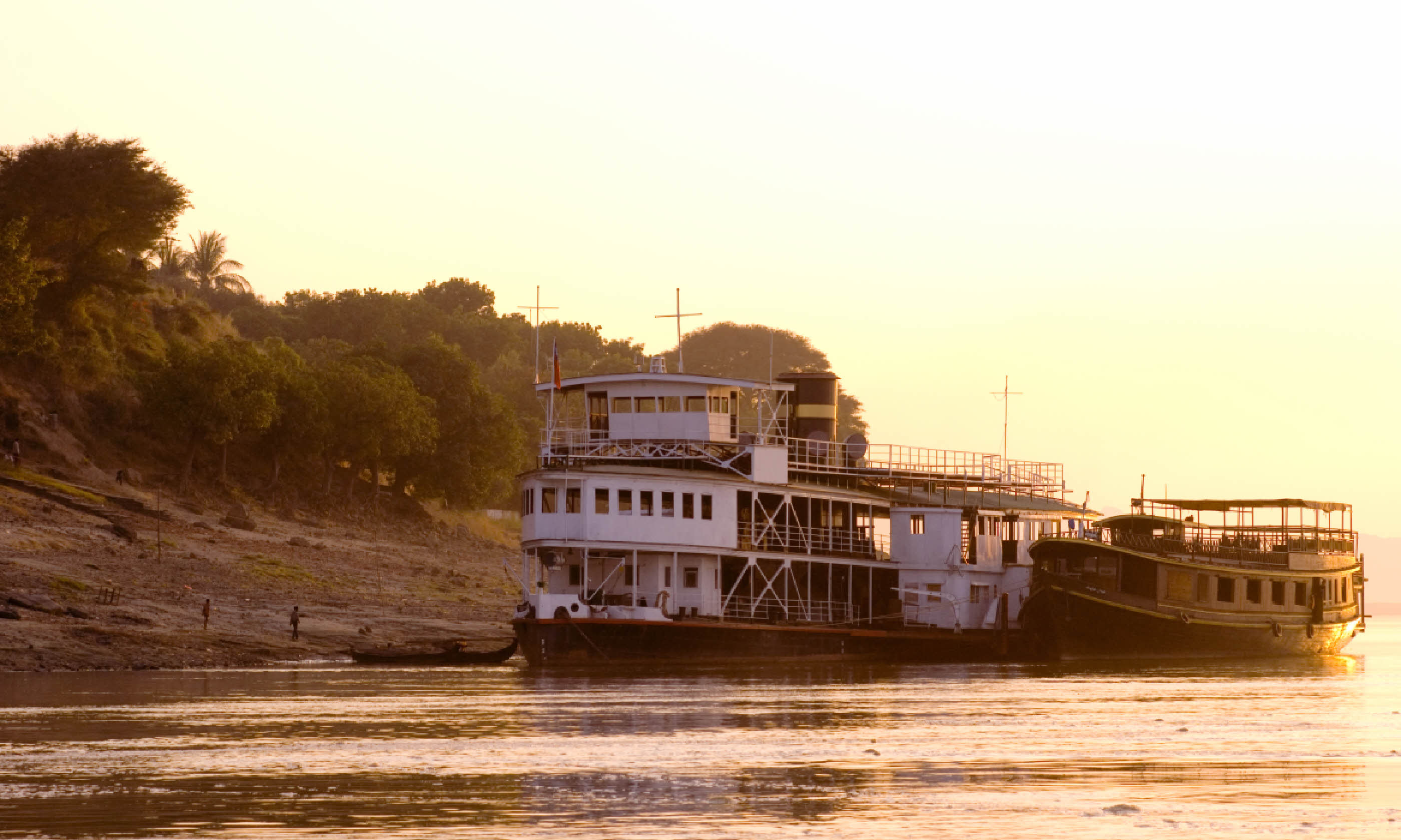 Sunset on the Irrawaddy (Shutterstock)
