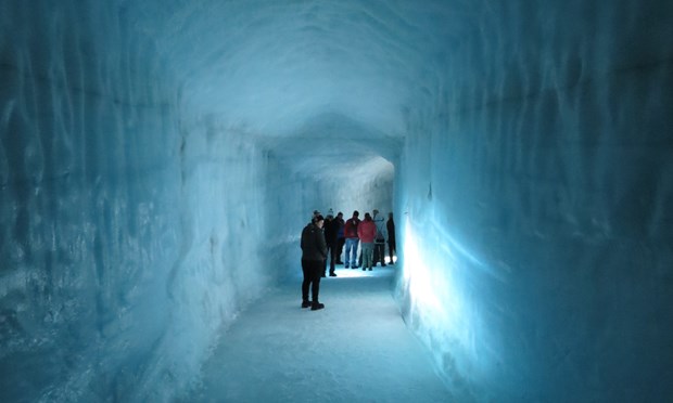 Inside Langjökull glacier (Hazel Plush)