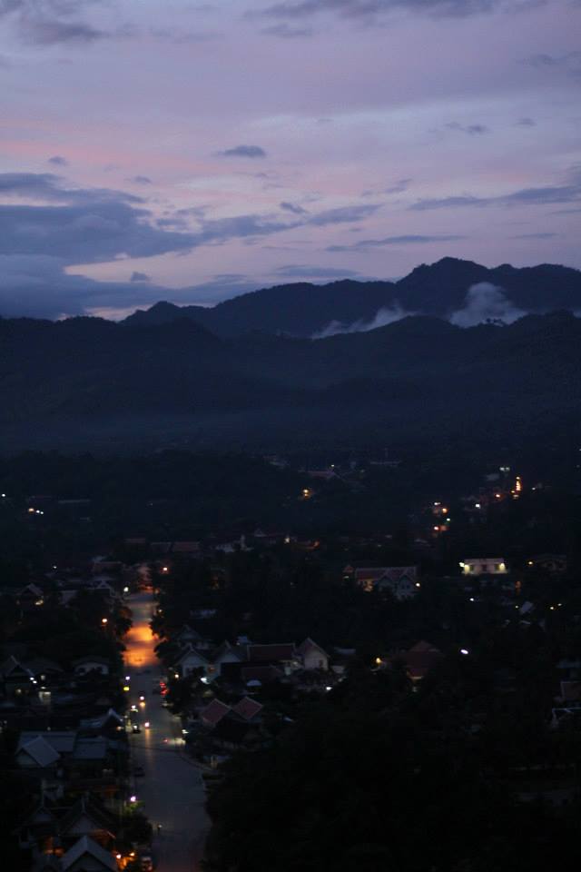 Mt Phousi Sunrise Luang Prabang Laos