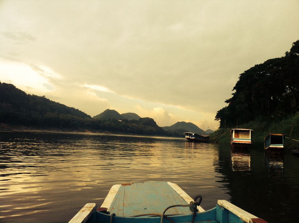 Luang Prabang Laos Mekong River boat