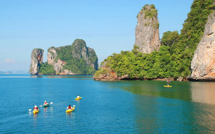 sea kayak tour Phang Nga Bay, Phuket, Thailand