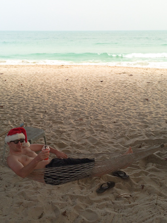 Relaxing on Ko Samui, Christmas Day