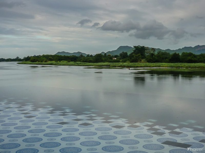 infinity pool and river view