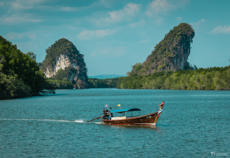 Khao Khanap Nam viewed from Krabi Town