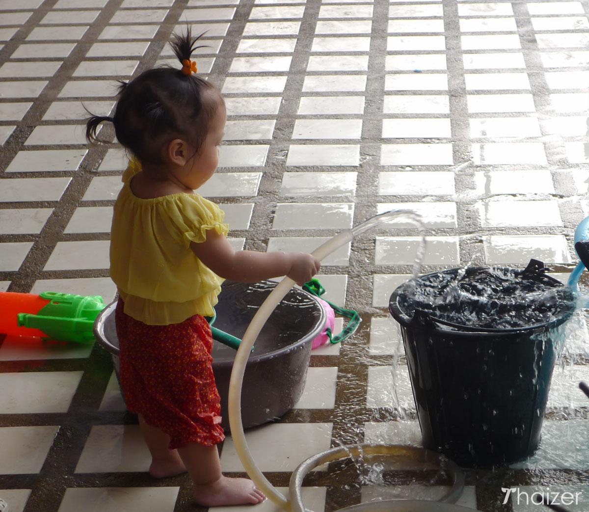 Enjoying Songkran in Thailand