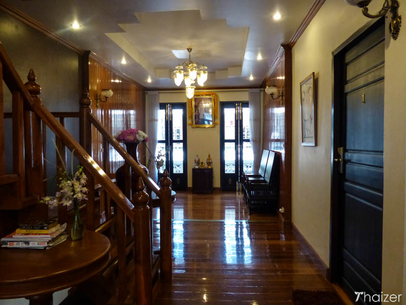 hallway at the Royal Tha Tien Village Hotel, Bangkok