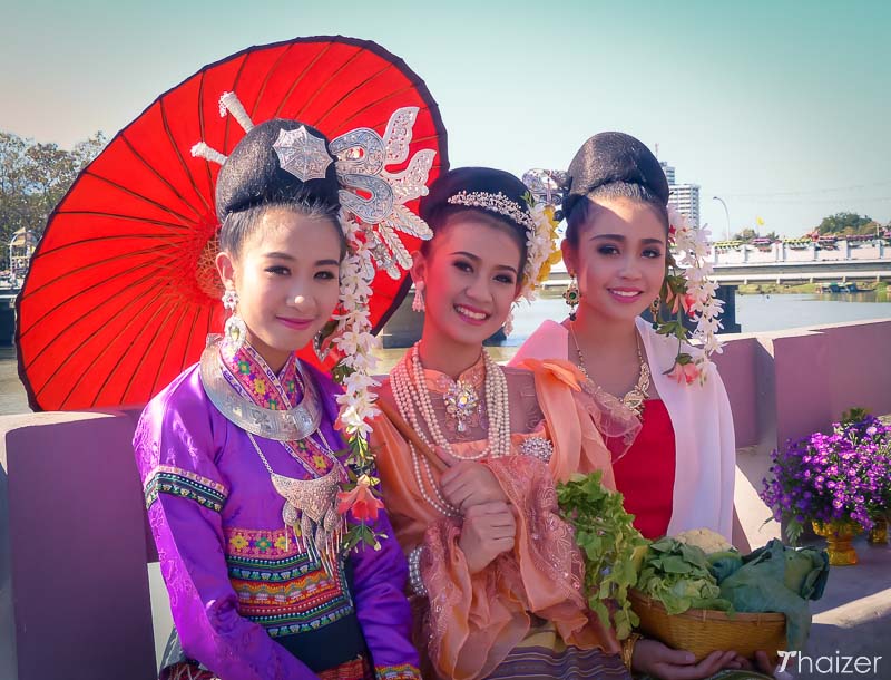 Ladies at the Chiang Mai Flower Festival