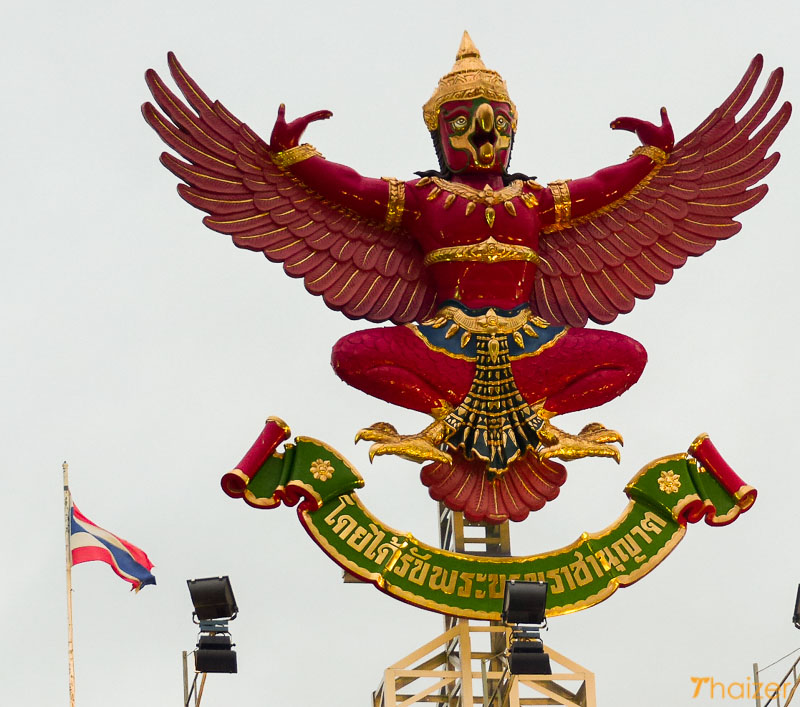 Garuda on top of a government building in Bangkok