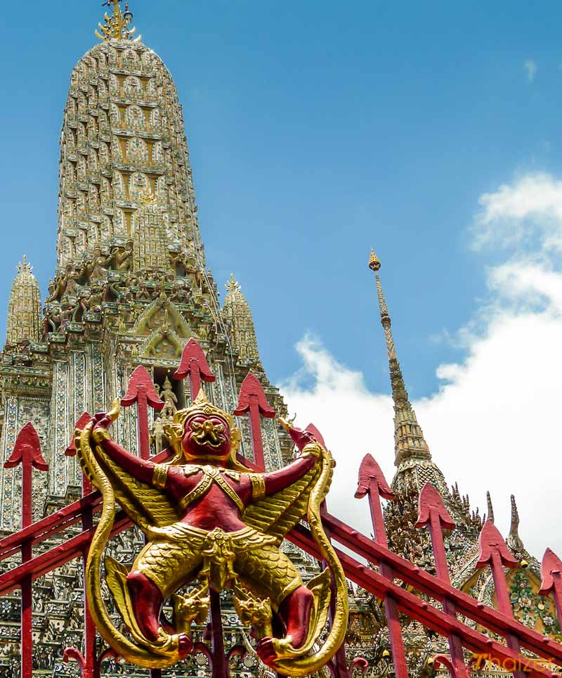 Garuda on the gates at Wat Arun, Bangkok