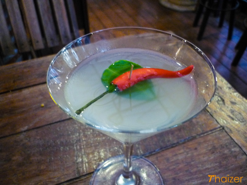 Tom yam vodka coctail