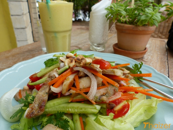 Yam gai (Thai chicken salad)