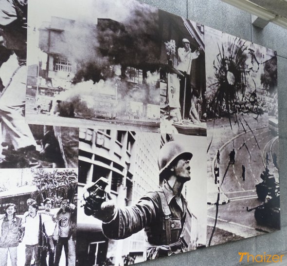 Photos from the street protests in Bangkok, October 1973