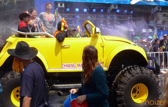 Songkran big car