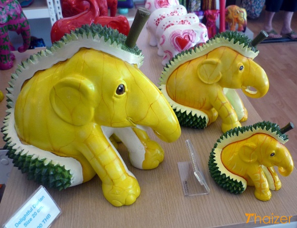 elephant and durian