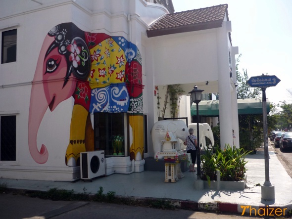 Elephant Parade House in Chiang Mai Land Village