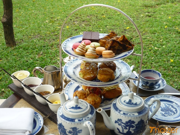 Afternoon tea at The Chedi hotel, Chiang Mai