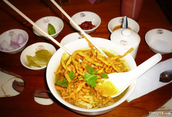 Delicious khao soi - northern Thai-style noodles