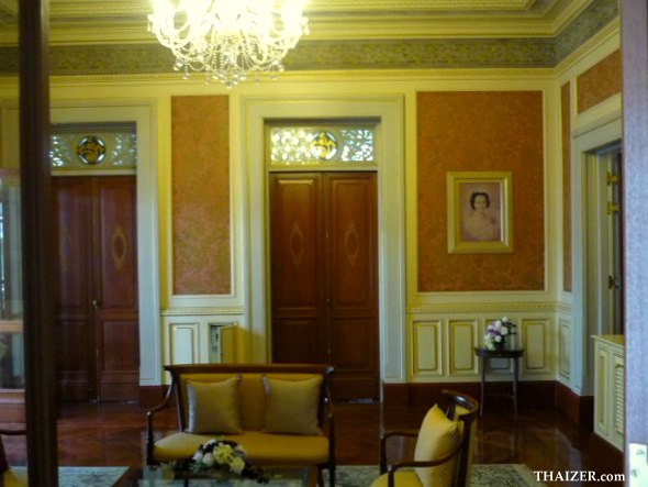 Reception room at the palace