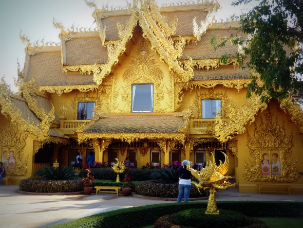 Golden toilets at the White Temple in Chiang Rai