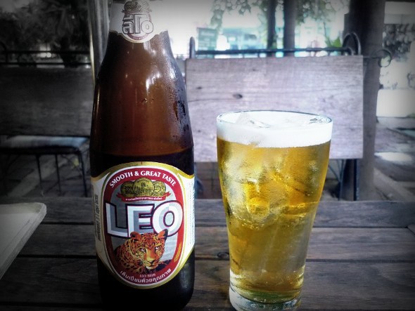 Liquid gold - Thai beer with ice