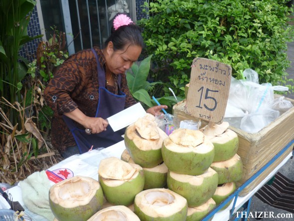 coconuts for sale in Bangkok