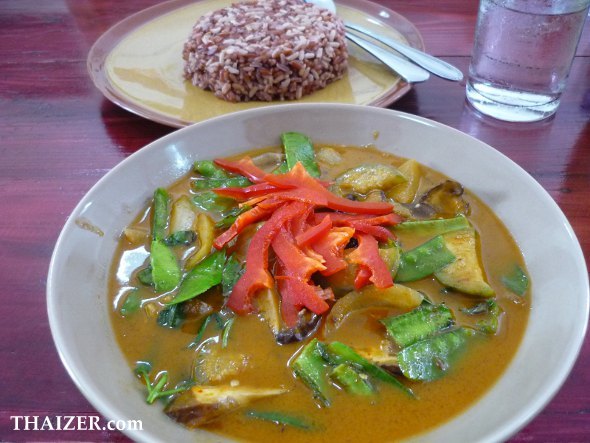 Vegetarian panang curry