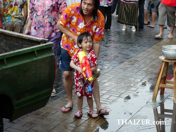 All ages enjoy Songkran in Thailand