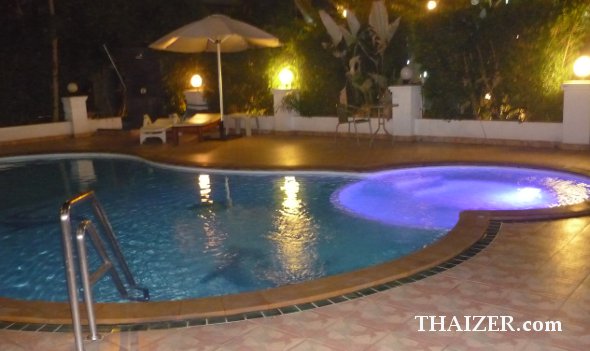 swimming pool at The Great Residence, Bangkok airport hotel, Thailand